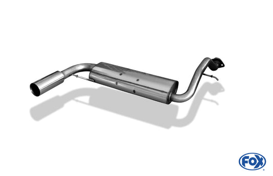 Honda Civic III/ CRX II Endschalldämpfer quer - 1x90 Typ 10