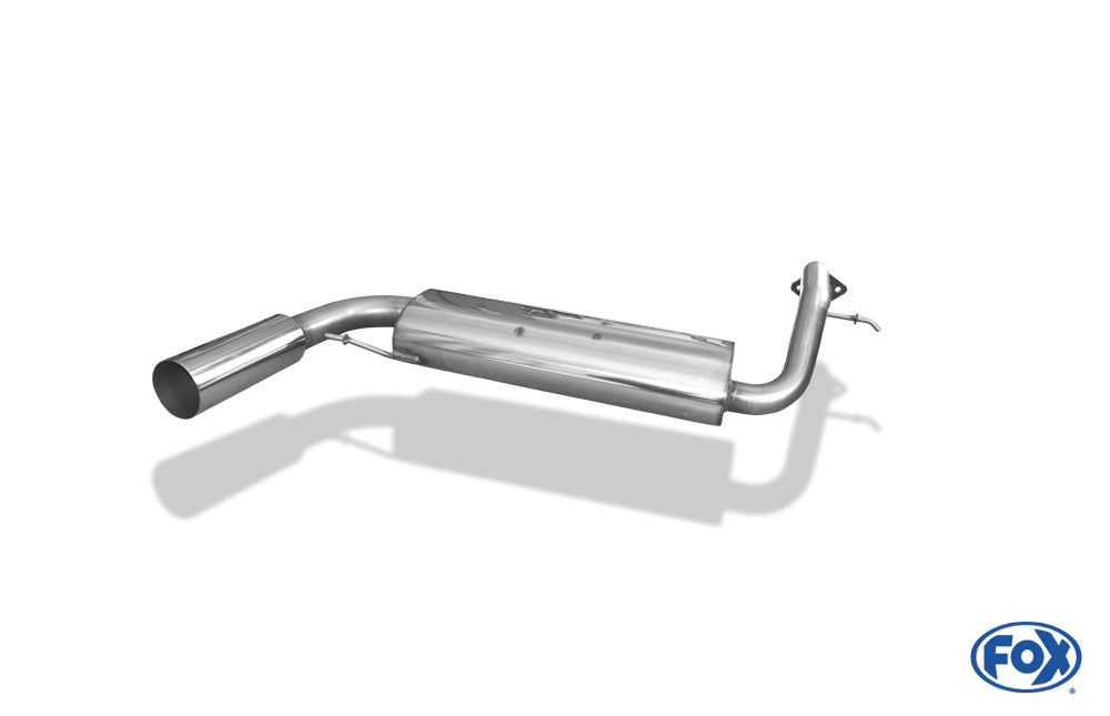 Honda Civic III/ CRX II Endschalldämpfer quer - 1x90 Typ 10