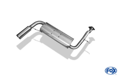 Honda Civic III/ CRX II Endschalldämpfer quer - 1x90 Typ 10