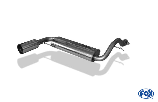 Honda Civic III/ CRX II Endschalldämpfer quer - 1x114 Typ 10