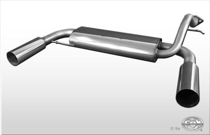 Honda Civic IV Endschalldämpfer quer Ausgang rechts/links - 1x90 Typ 10 rechts/links