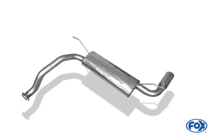 Honda Civic IV Endschalldämpfer quer  - 1x90 Typ 10