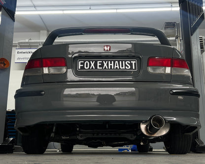 FOX Honda Civic VI Coupe Typ EJ Endschalldämpfer einflutig - 1x100 Typ 24