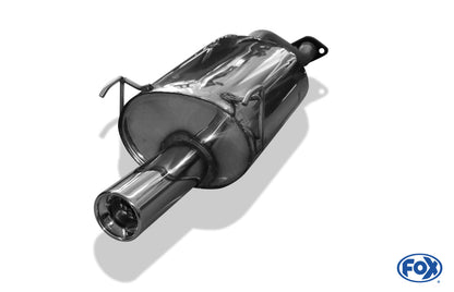 Honda Civic VI EJ9 Hatchback Endschalldämpfer einflutig - 1x90 Typ 13