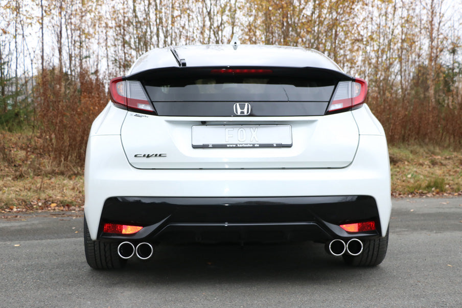 Honda Civic IX Hatchback Endschalldämpfer quer Ausgang rechts/links  - 2x90 Typ 12 rechts/links