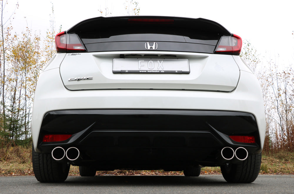 Honda Civic IX Hatchback Endschalldämpfer quer Ausgang rechts/links  - 2x90 Typ 12 rechts/links