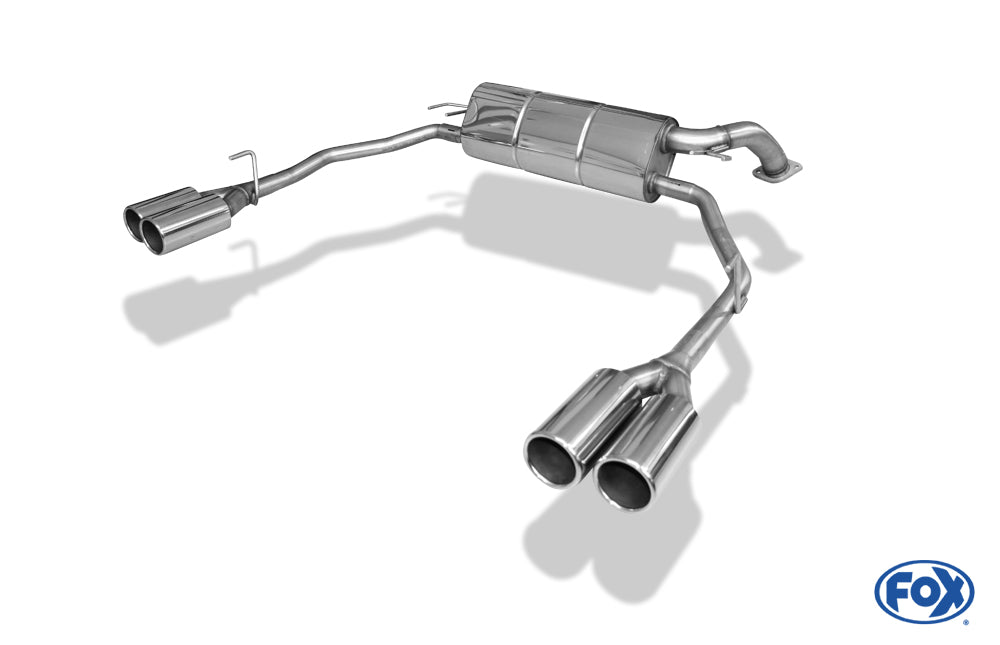 Honda Civic IX Hatchback Endschalldämpfer quer Ausgang rechts/links  - 2x90 Typ 12 rechts/links