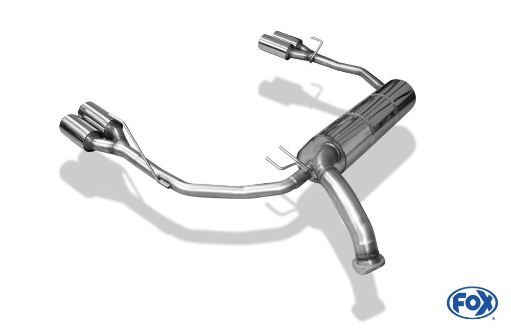Honda Civic IX Hatchback Endschalldämpfer quer Ausgang rechts/links  - 2x90 Typ 12 rechts/links