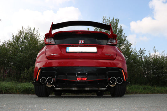 Honda Civic IX Type R Endschalldämpfer quer Ausgang rechts/links  - 2x90 Typ 12 rechts/links