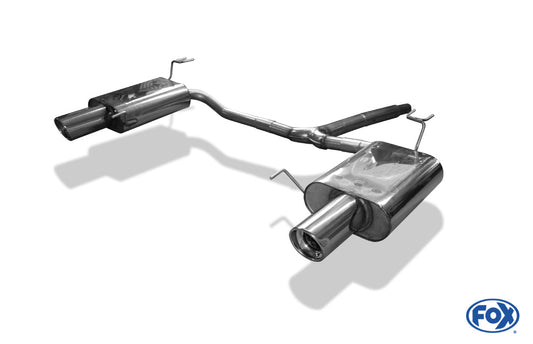 Honda Accord VIII CU1 Limousine & Tourer Endschalldämpfer rechts/links - 1x100 Typ 17 rechts/links