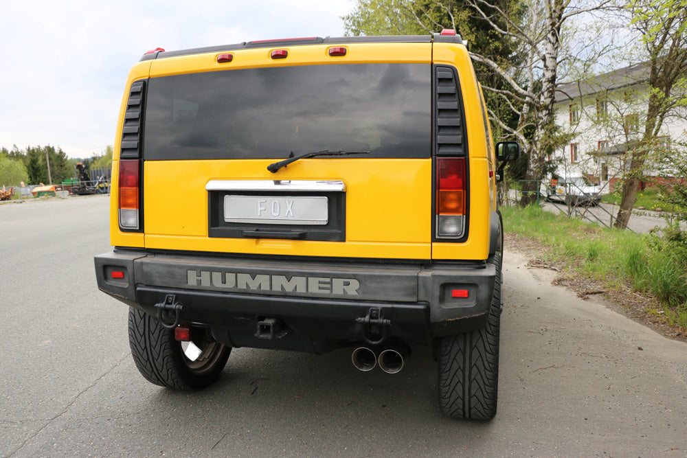 Hummer H2 Halbanlage ab Kat - 2x114 Typ 25