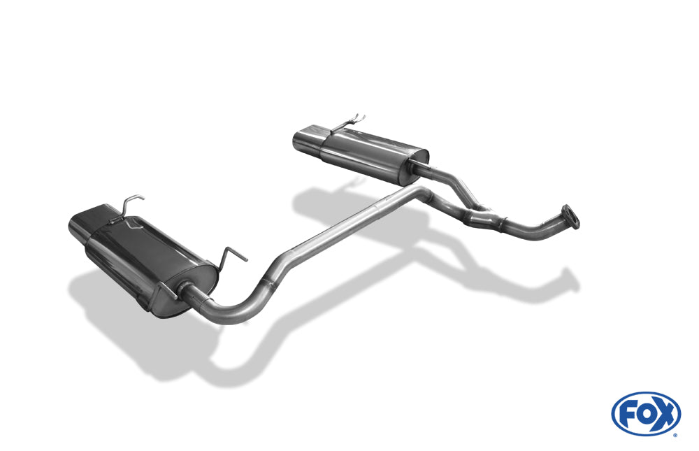 Hyundai Accent Typ LC Endschalldämpfer rechts/links - 160x80 Typ 53 rechts/links