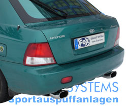 Hyundai Accent Typ LC Endschalldämpfer rechts/links - 135x80 Typ 57 rechts/links