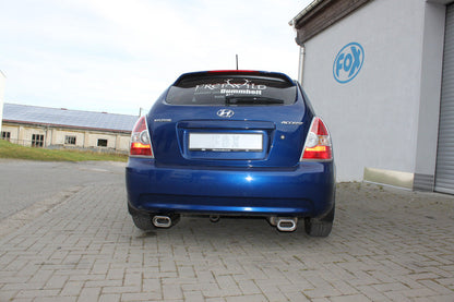 Hyundai Accent - MC Endschalldämpfer Ausgang rechts/links - 135x80 Typ 53 rechts/links