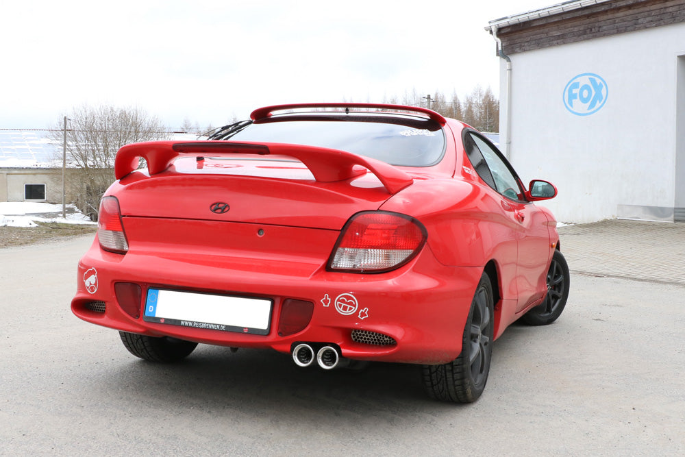 Hyundai Coupe Typ RD Endschalldämpfer - 2x76 Typ 13