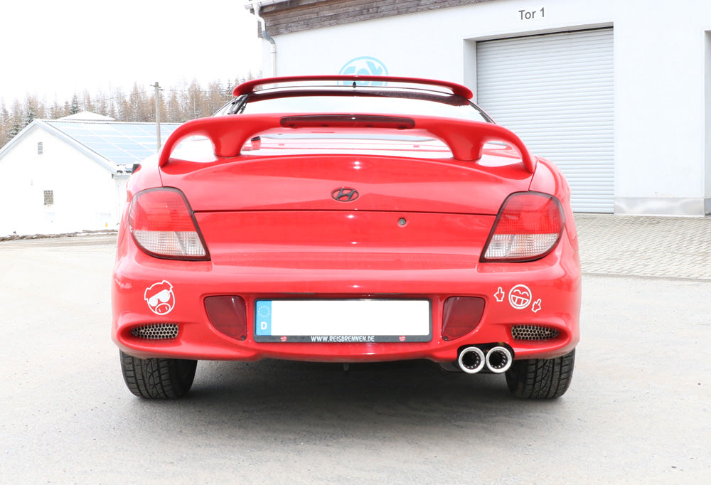Hyundai Coupe Typ RD Endschalldämpfer - 2x76 Typ 13