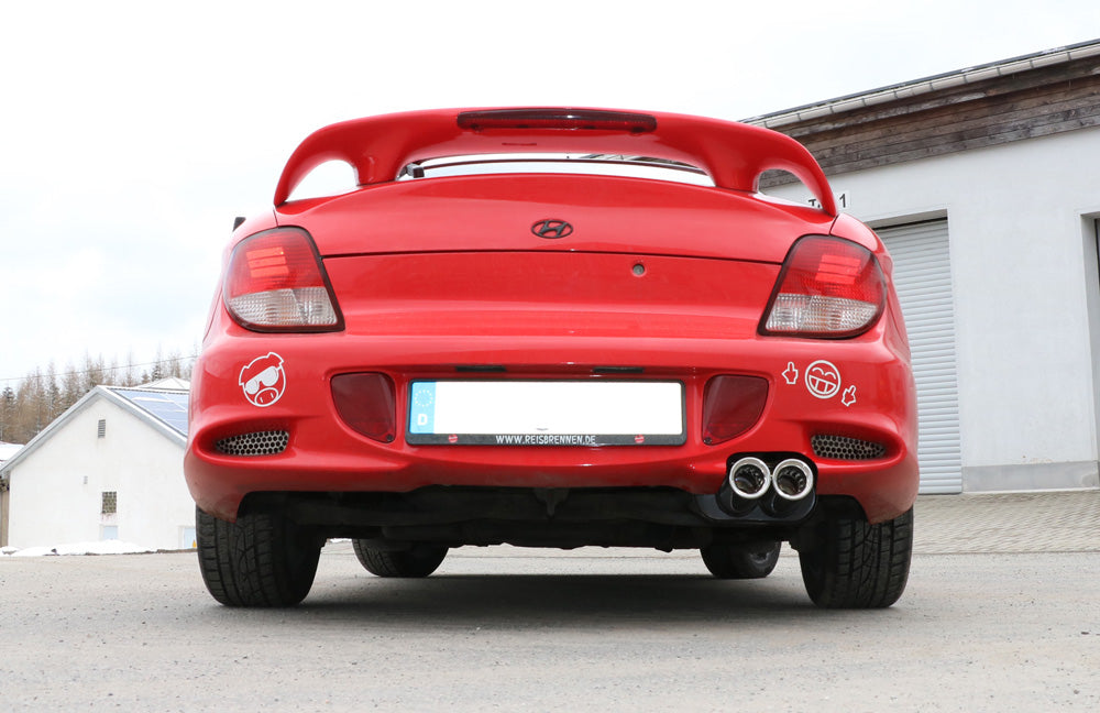 Hyundai Coupe Typ RD Endschalldämpfer - 2x76 Typ 13