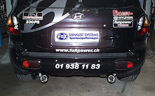 Hyundai Santa Fé - SM Endschalldämpfer rechts/links - 1x90 Typ 13 rechts/links