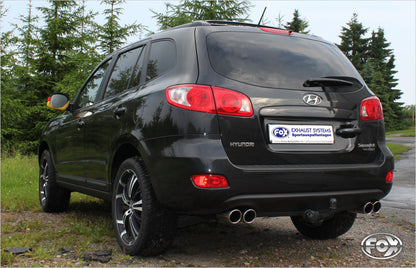 Hyundai Santa Fe 4x4 - CM Endschalldämpfer rechts/links - 2x90 Typ 16 rechts/links