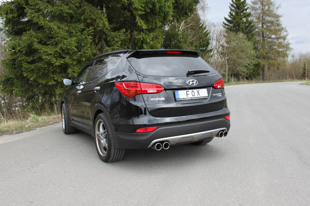 Hyundai Santa Fé 4x4 - DM Endrohrsystem rechts/links - 2x90 Typ 12 rechts/links