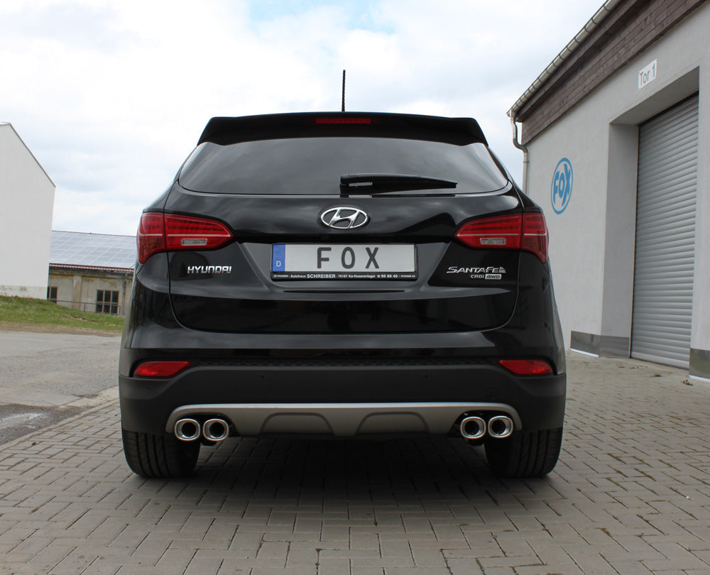 Hyundai Santa Fé 4x4 - DM Endrohrsystem rechts/links - 2x88x79 Typ 71 rechts/links