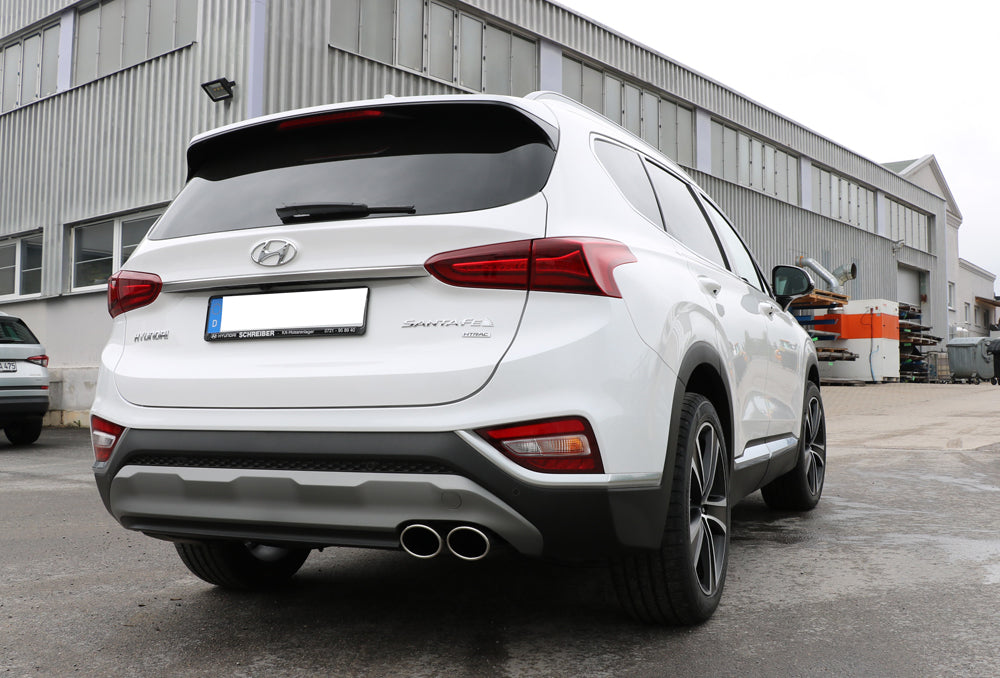 Hyundai Santa Fé 4x4 - TM Endschalldämpfer - 2x106x71 Typ 32