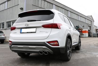 Hyundai Santa Fé 4x4 - TM Endschalldämpfer - 2x106x71 Typ 32
