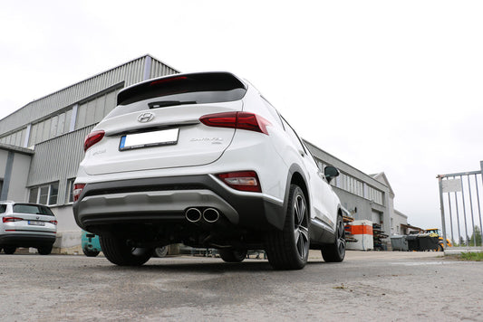 Hyundai Santa Fé 4x4 - TM Endschalldämpfer - 2x106x71 Typ 32