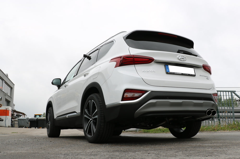 Hyundai Santa Fé 4x4 - TM Endschalldämpfer - 2x106x71 Typ 32