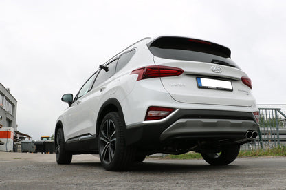 Hyundai Santa Fé 4x4 - TM Endschalldämpfer - 2x106x71 Typ 32