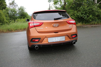 Hyundai i30 Turbo Endschalldämpfer quer Ausgang rechts/links - 1x100 Typ 27 rechts/links