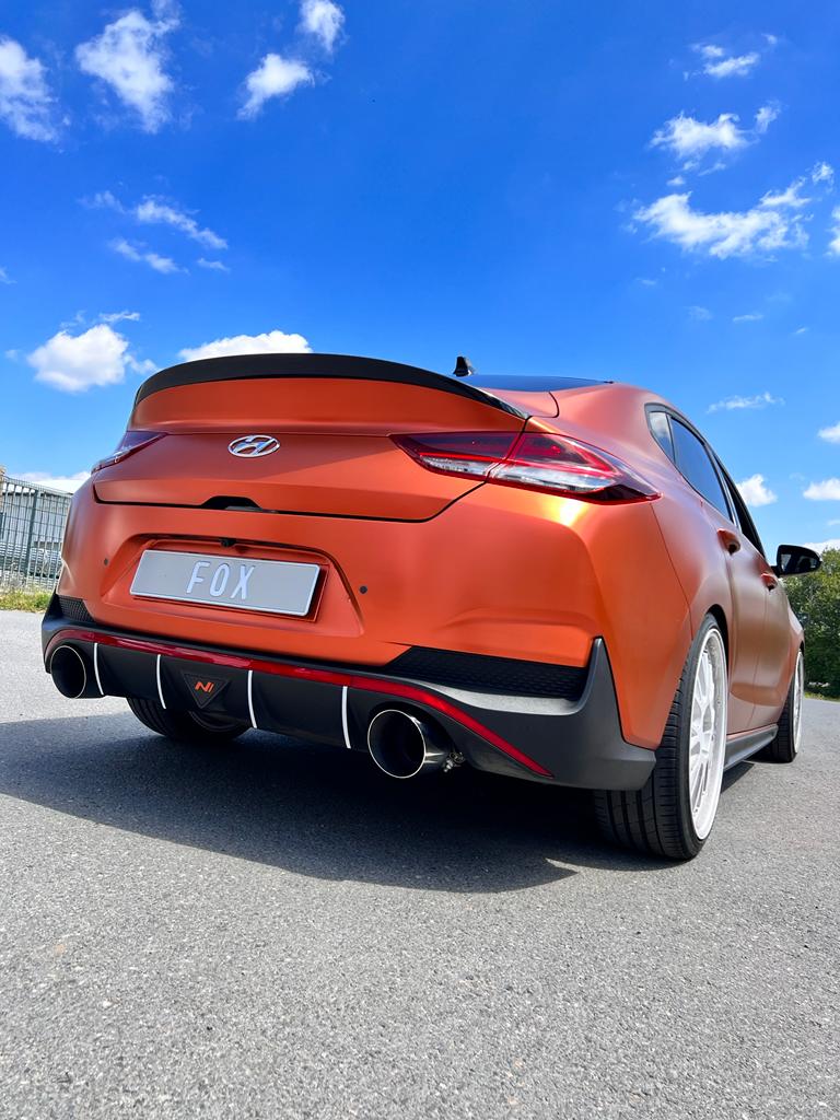 FOX Hyundai i30N Fastback Facelift Endrohre passend auf den originalen Endschalldämpfer - 1x130 Typ 14 rechts/links