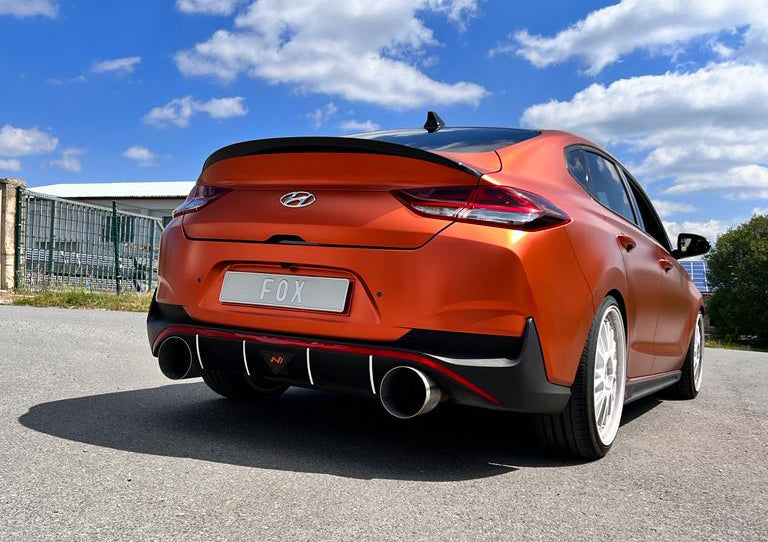 FOX Hyundai i30N Fastback Facelift Endrohre passend auf den originalen Endschalldämpfer - 1x160 Typ 10 rechts/links