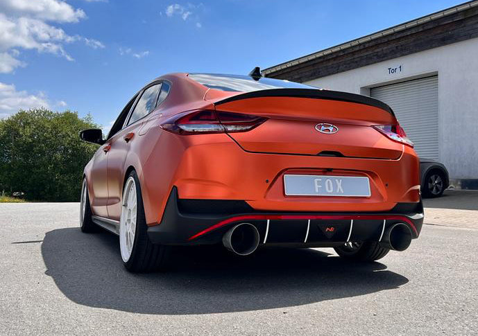 FOX Hyundai i30N Fastback Facelift Endrohre passend auf den originalen Endschalldämpfer - 1x160 Typ 10 rechts/links
