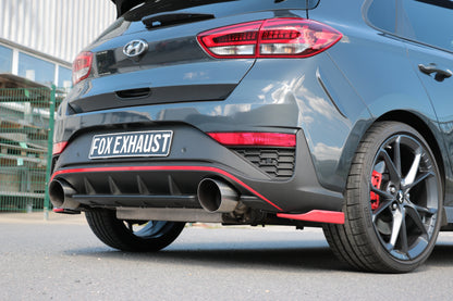 FOX Hyundai i30N Facelift Endrohre passend auf den originalen Endschalldämpfer - 1x130 Typ 14 rechts/links