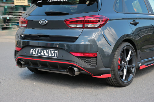 FOX Hyundai i30N Facelift Endrohre passend auf den originalen Endschalldämpfer - 1x130 Typ 14 rechts/links