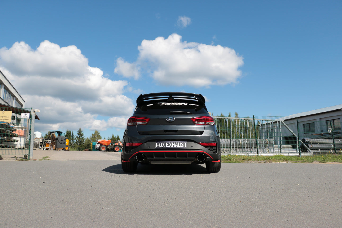 FOX Hyundai i30N Facelift Endrohre passend auf den originalen Endschalldämpfer - 1x130 Typ 14 rechts/links