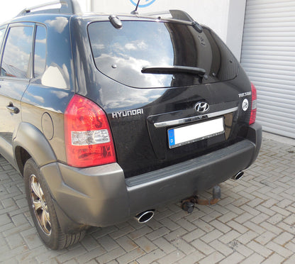Hyundai Tucson 2,0l - JM Endschalldämpfer quer Ausgang rechts/links - 115x85 Typ 32 rechts/links