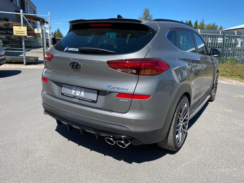 Hyundai Tucson TLE Diesel 4x4 mit AdBlue Endschalldämpfer Ausgang rechts - 2x115x85 Typ 44 rechts