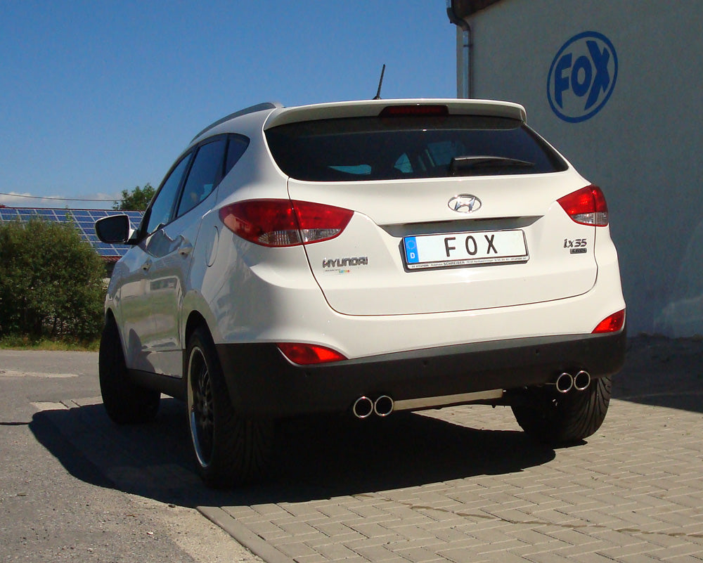Hyundai ix35 Endschalldämpfer Ausgang rechts/links - 2x80 Typ 16 rechts/links