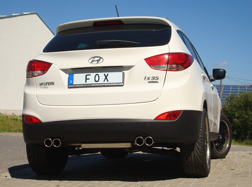 Hyundai ix35 Endschalldämpfer Ausgang rechts/links - 2x80 Typ 16 rechts/links