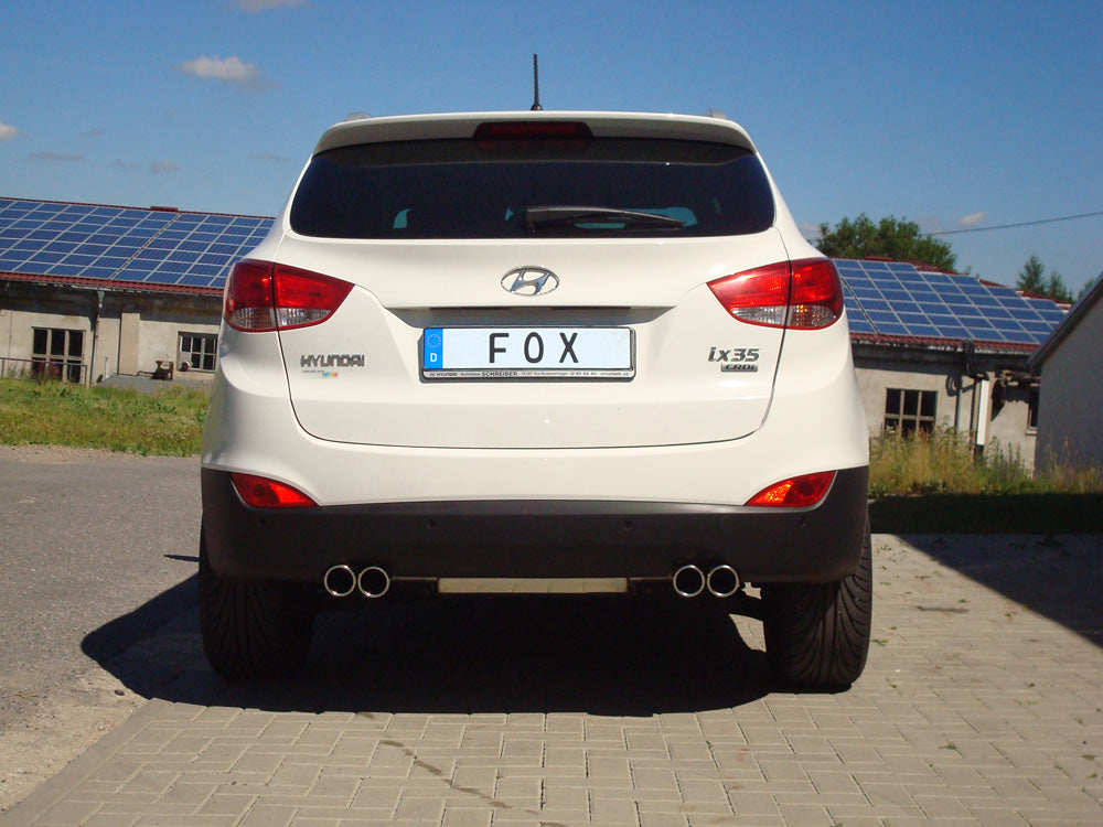 Hyundai ix35 Endschalldämpfer Ausgang rechts/links - 2x80 Typ 16 rechts/links