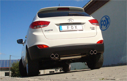 Hyundai ix35 Endschalldämpfer Ausgang rechts/links - 2x80 Typ 16 rechts/links