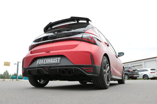 FOX Hyundai I20 N - BC3 Endschalldämpfer mit Abgasklappe - 2x90 Typ 25