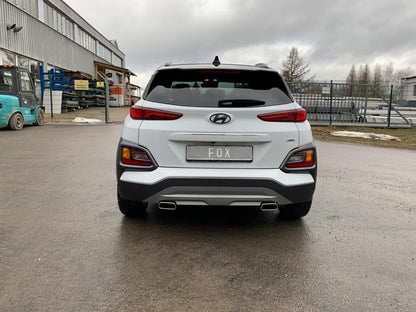 Hyundai Kona 4WD - Endrohre in der Stoßstange Endschalldämpfer Ausgang rechts/links - 145x65 Typ 59 rechts/links