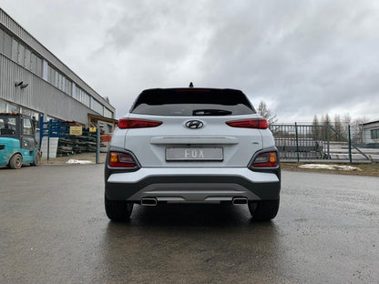 Hyundai Kona 4WD - Endrohre in der Stoßstange Endschalldämpfer Ausgang rechts/links - 145x65 Typ 59 rechts/links