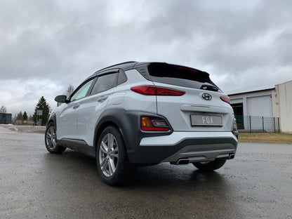 Hyundai Kona 4WD - Endrohre in der Stoßstange Endschalldämpfer Ausgang rechts/links - 145x65 Typ 59 rechts/links