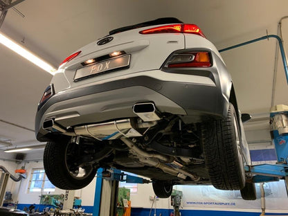 Hyundai Kona 4WD - Endrohre in der Stoßstange Endschalldämpfer Ausgang rechts/links - 145x65 Typ 59 rechts/links