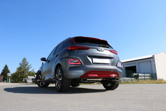Hyundai Kona 2WD Ironman Endschalldämpfer Ausgang rechts/links - 145x65 Typ 59 rechts/links
