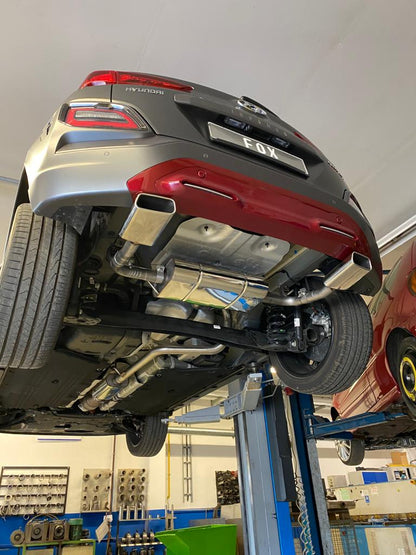 Hyundai Kona 2WD Ironman Endschalldämpfer Ausgang rechts/links - 145x65 Typ 59 rechts/links
